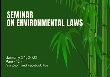 College of Arts Seminar on Environmental Laws