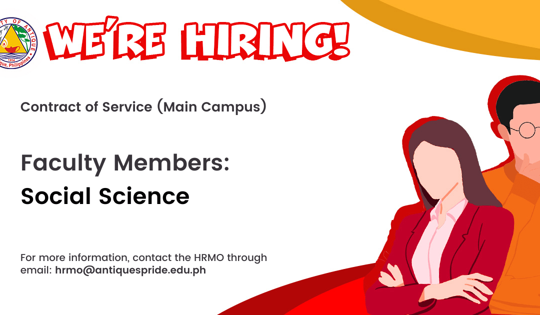 Notice of Hiring: UA Main Campus, Sibalom