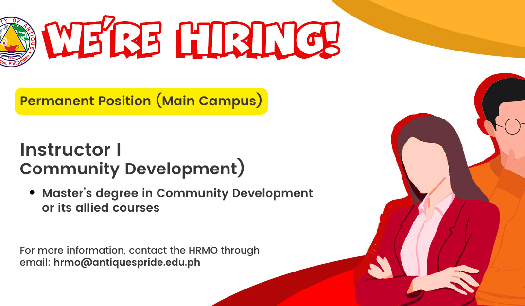 Notice of Hiring: UA Main Campus in Sibalom