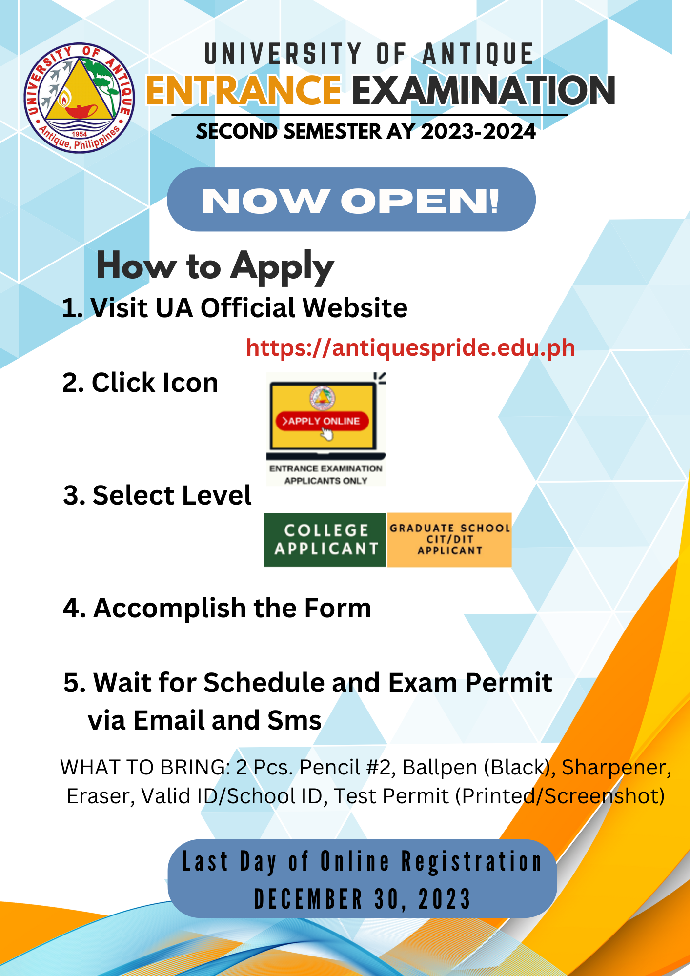 Admission Advisory