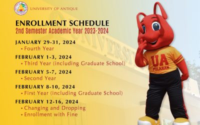 Enrollment Schedule for A.Y. 2023-2024