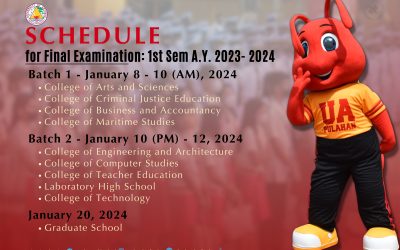 Schedule of Final Examination