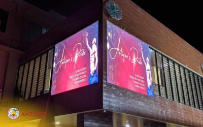 Outdoor LED Wall installed at Center Gate