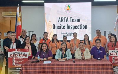 Main Campus undergoes ARTA inspection