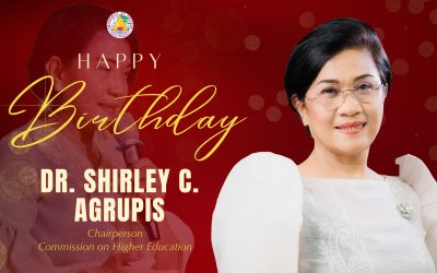 Happy Birthday, Dr. Shirley C. Agrupis!