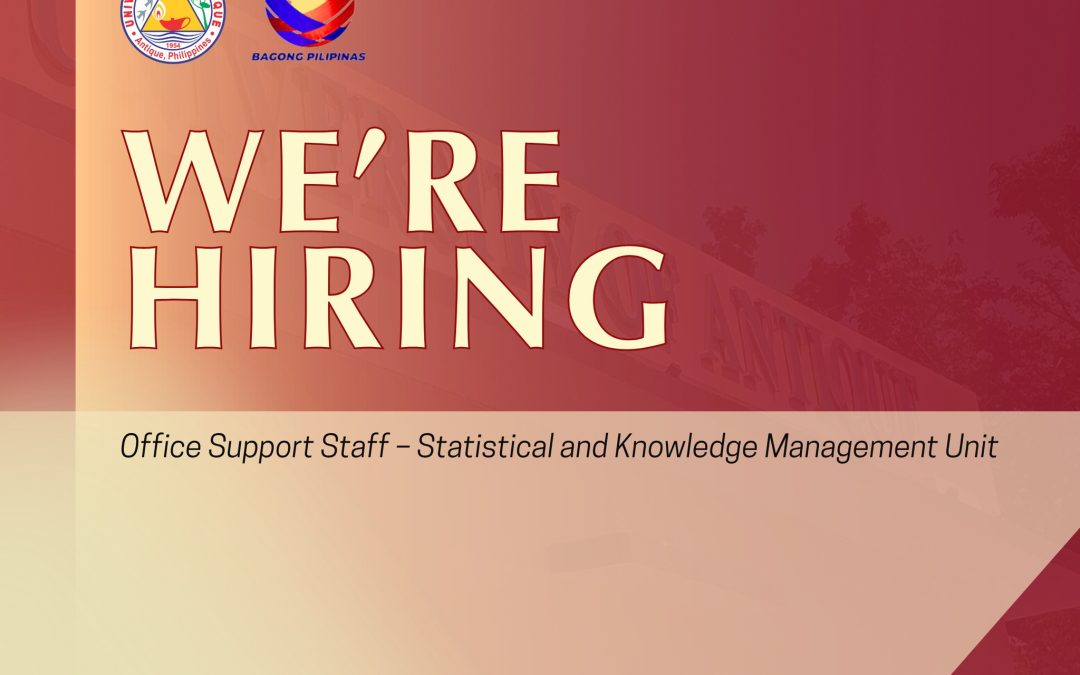 WE ARE HIRING!