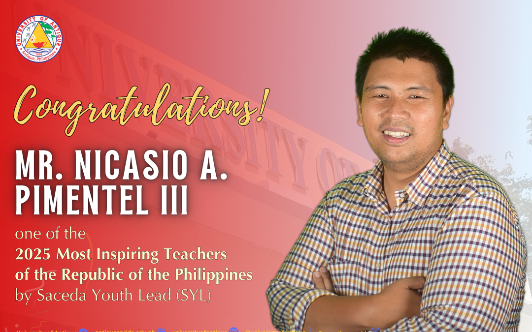 UA Faculty Member, one of Philippine’s 10 Most Inspiring Teachers