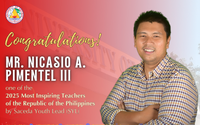 UA Faculty Member, one of Philippine’s 10 Most Inspiring Teachers