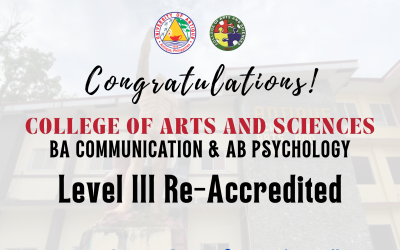 BA Communication and AB Psychology are Level III-Accredited!