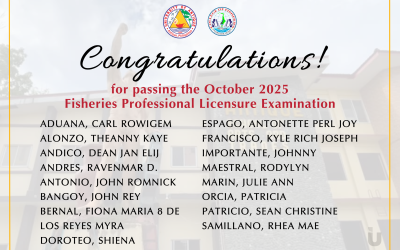 UA-TLMC Triumphs with 17 New Registered Fisheries Professionals