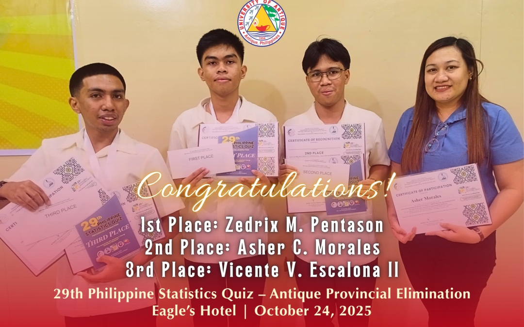 CCIS Students Dominate 29th Philippine Statistics Quiz Provincial Elimination