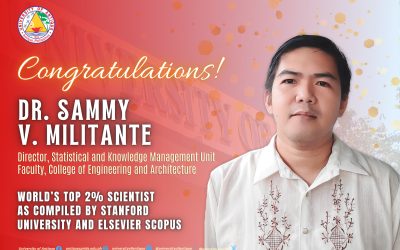 UA Pride: Dr. Militante, Among Top 2% of World Scientists for 2024-2025