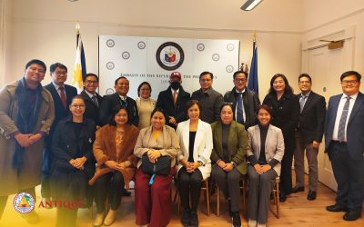 UA, PH Delegates Pay Courtesy Call to Philippine Ambassador to the UK