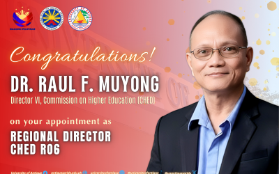 UA Welcomes New Era: Dr. Raul F. Muyong to Lead CHED Region VI