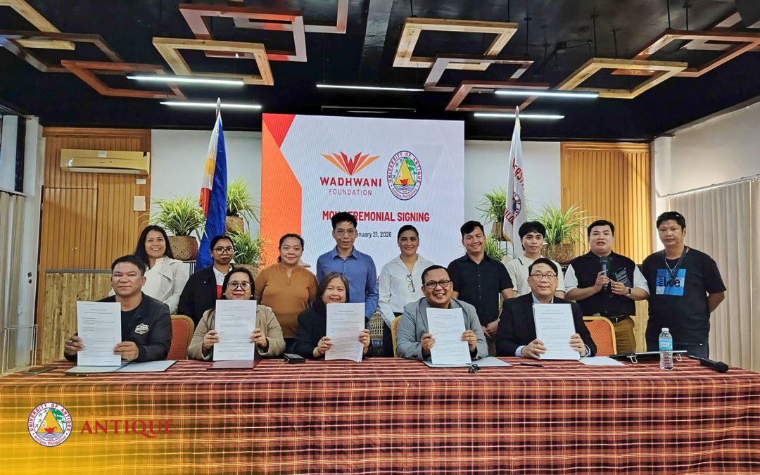 University of Antique Signs MOU with Wadhwani Foundation