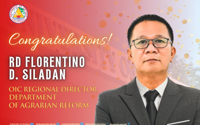 UA Alumnus Takes Helm as OIC-Regional Director of DAR Region VI