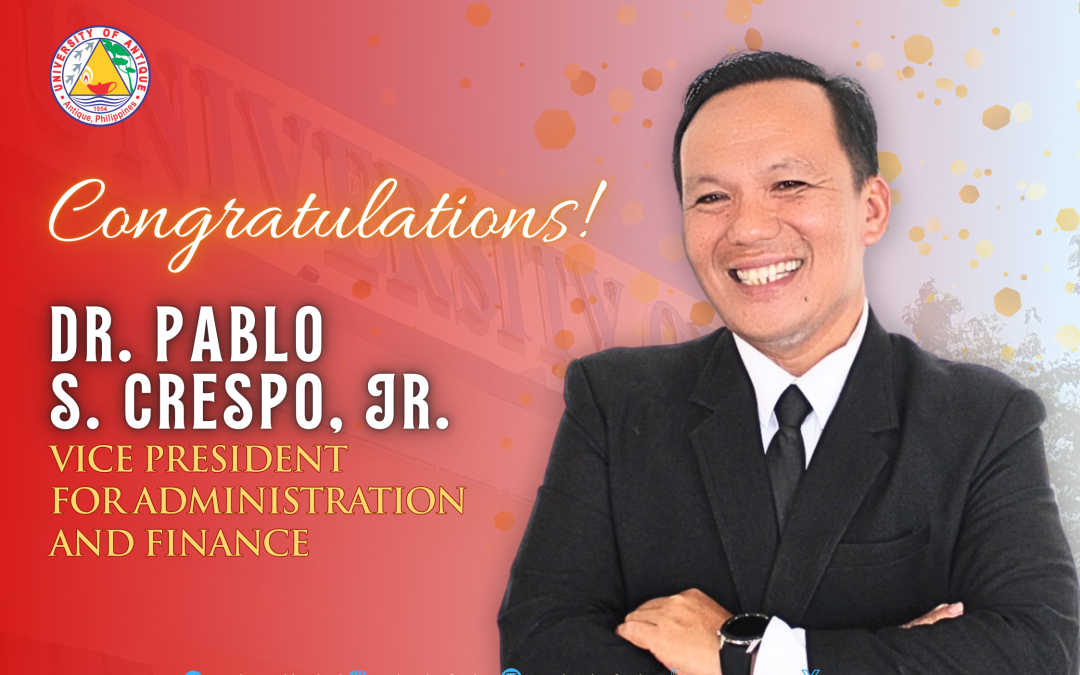New Leadership Chapter: Dr. Crespo, Jr. Appointed as VP for Administration and Finance