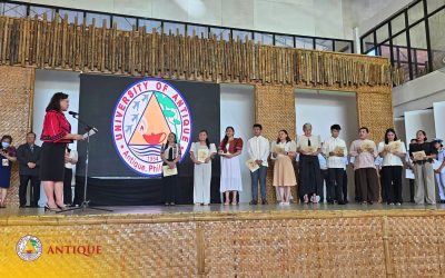 UA Pres Administers Oath to New REI Personnel; Honors CMS Cadets