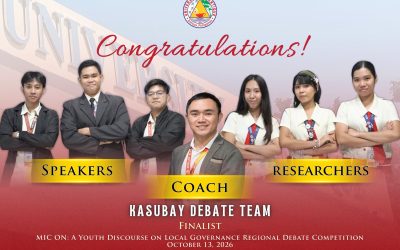 UA Kasubay Debate Team Advances to Regional Finals in DILG VI Debate Competition