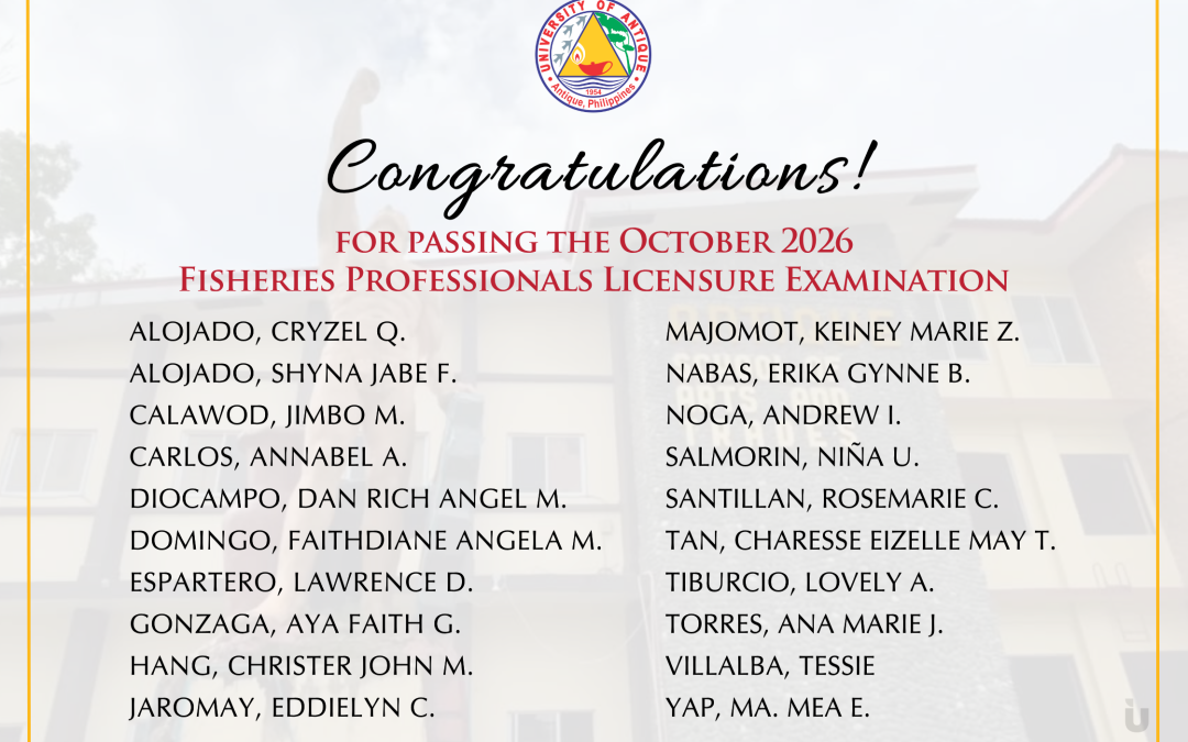 20 New Registered Fisheries Professionals Hail from UA-TLMC